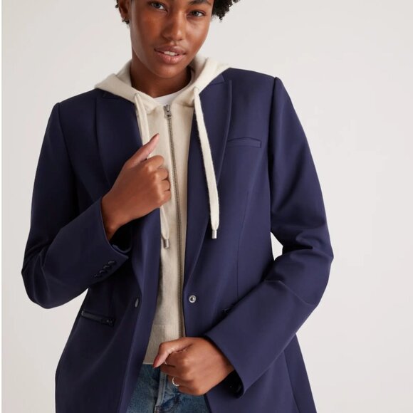 Quince 100% Mongolian Cashmere Hoodie Blazer Insert - Picture 5 of 7